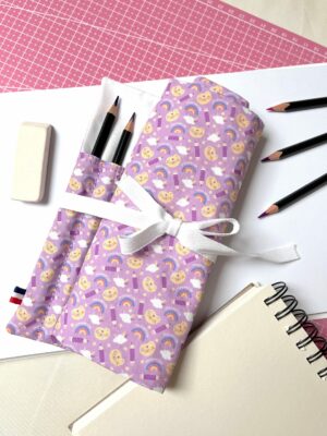 La trousse rouleau motif créatifs